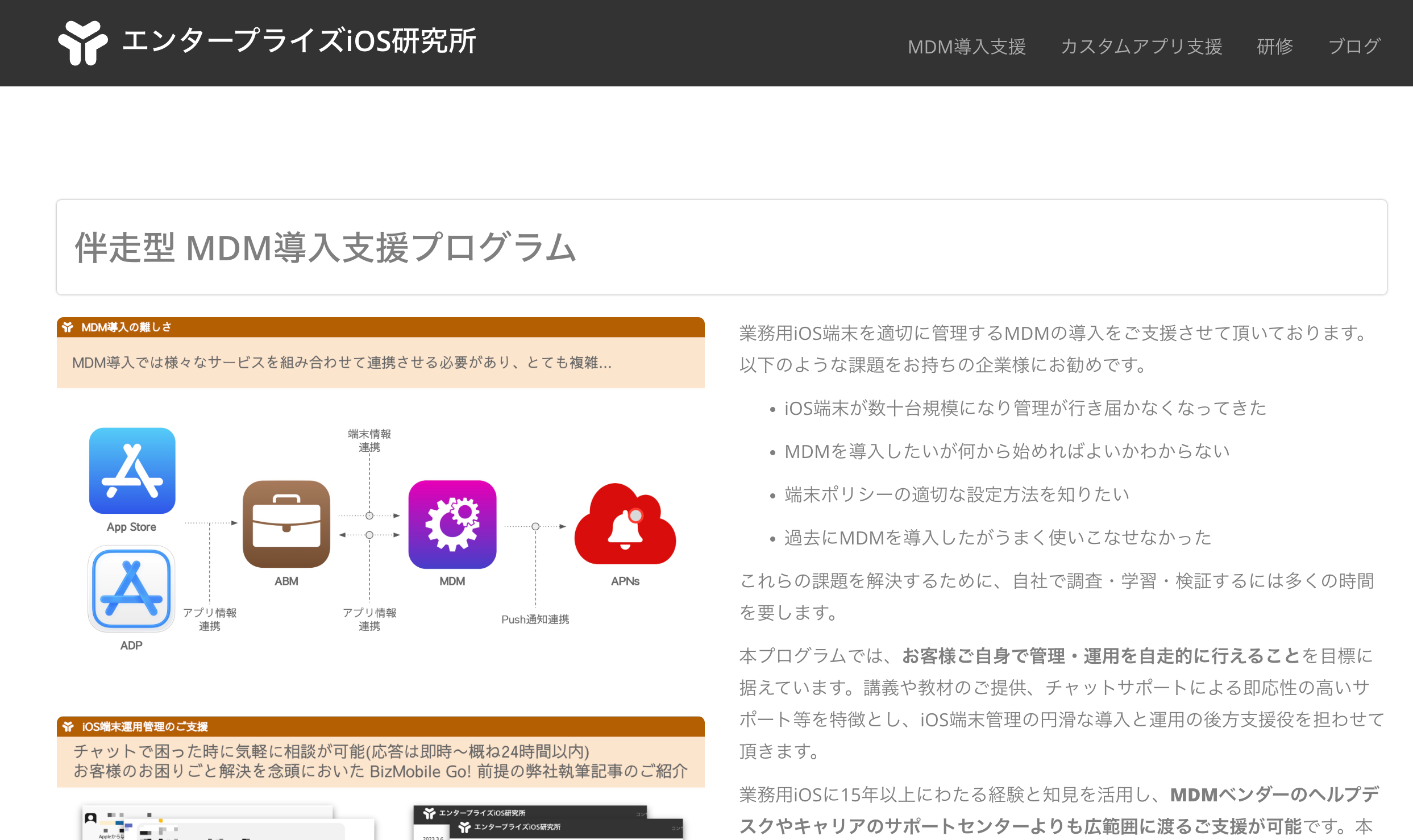 MDM導入伴走サービス
