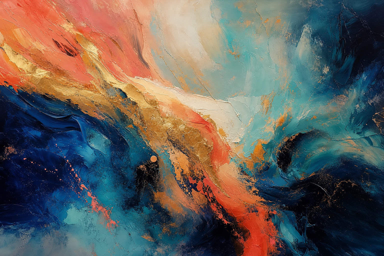 gpt-image-2 で生成した、impasto 質感のある現代抽象画